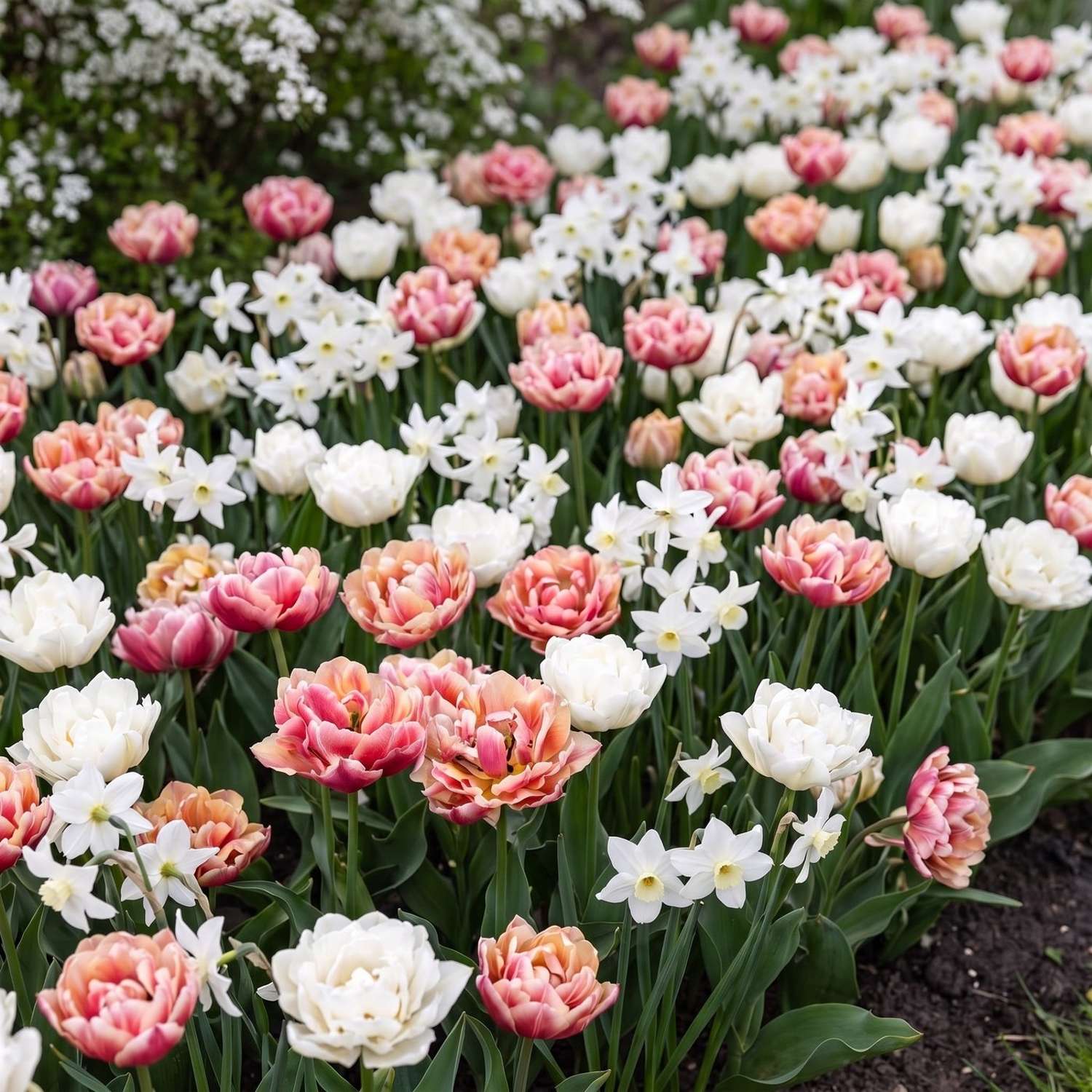 Færdigbed 'Rosé Fizz' (1 m²)